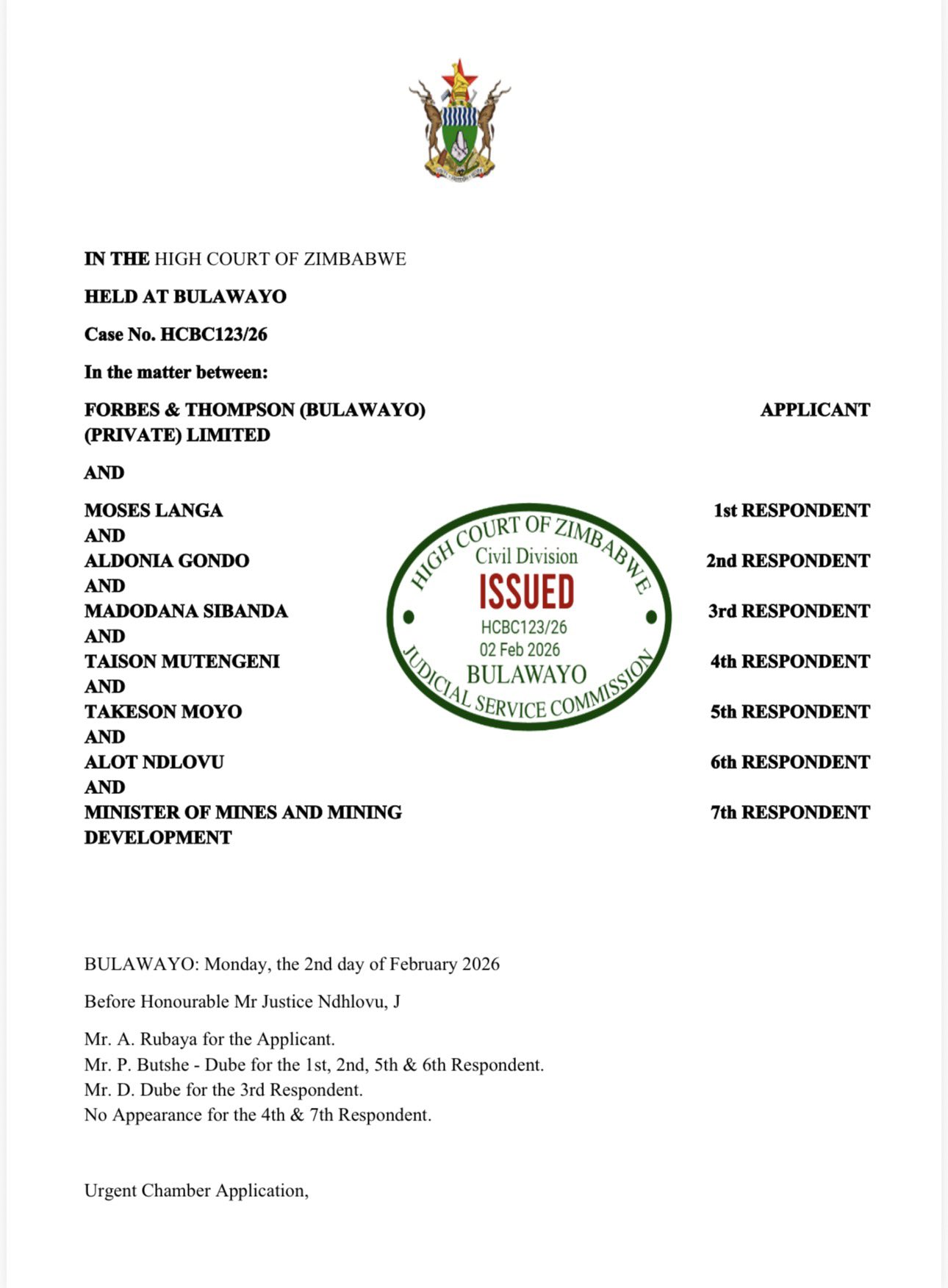 ZANU PF YOUTHS EXPOSE THE LAWLESS STATE OF ZIMBABWE